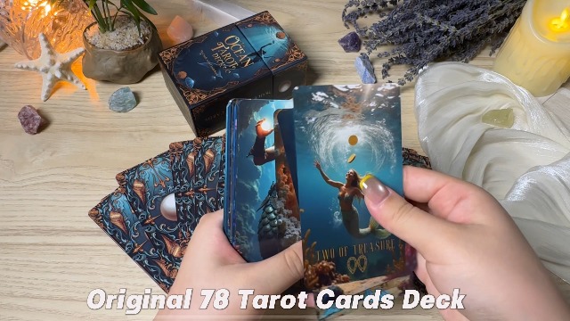 Amazon.com: XSYLOHXL Ethereal & Celestial Ocean Tarot Deck for