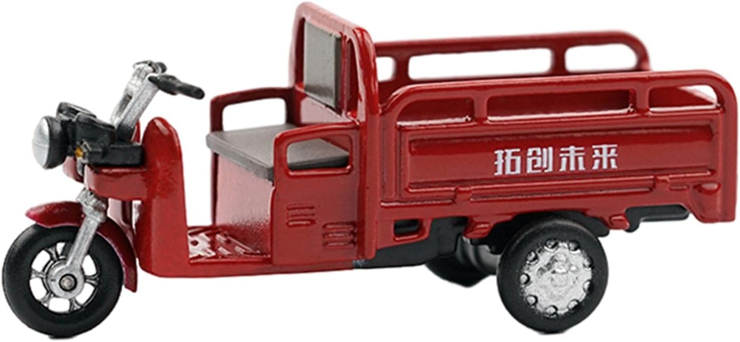 bnf® 1:64 Scale Miniature Electric Tricycle Scenario Road Supplies Ornament Red|Toys & Hobbies | Diecast & Toy Vehicles | Cars, Trucks & Vans | Contemporary Manufacture