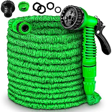 TRESKO® flexiSchlauch - Flexibler Gartenschlauch Wasserschlauch dehnbar Flexi Wonder (30 Meter) Cover