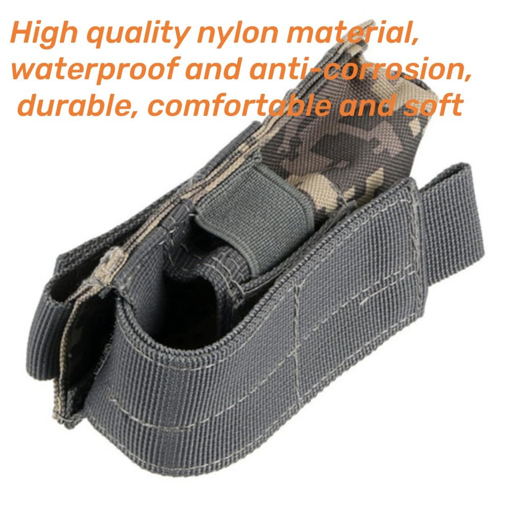 ACEXIER Caccia all'aperto Coltello Holster Molle Torcia Pouch Torch Holder Case Magazine Pouch Military Pistol M5 Tactical Flashlight Bag