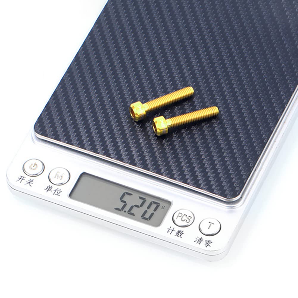 2 Stück Fahrrad Bremshebel Schrauben M5x25mm - Titanlegierung Mountainbike