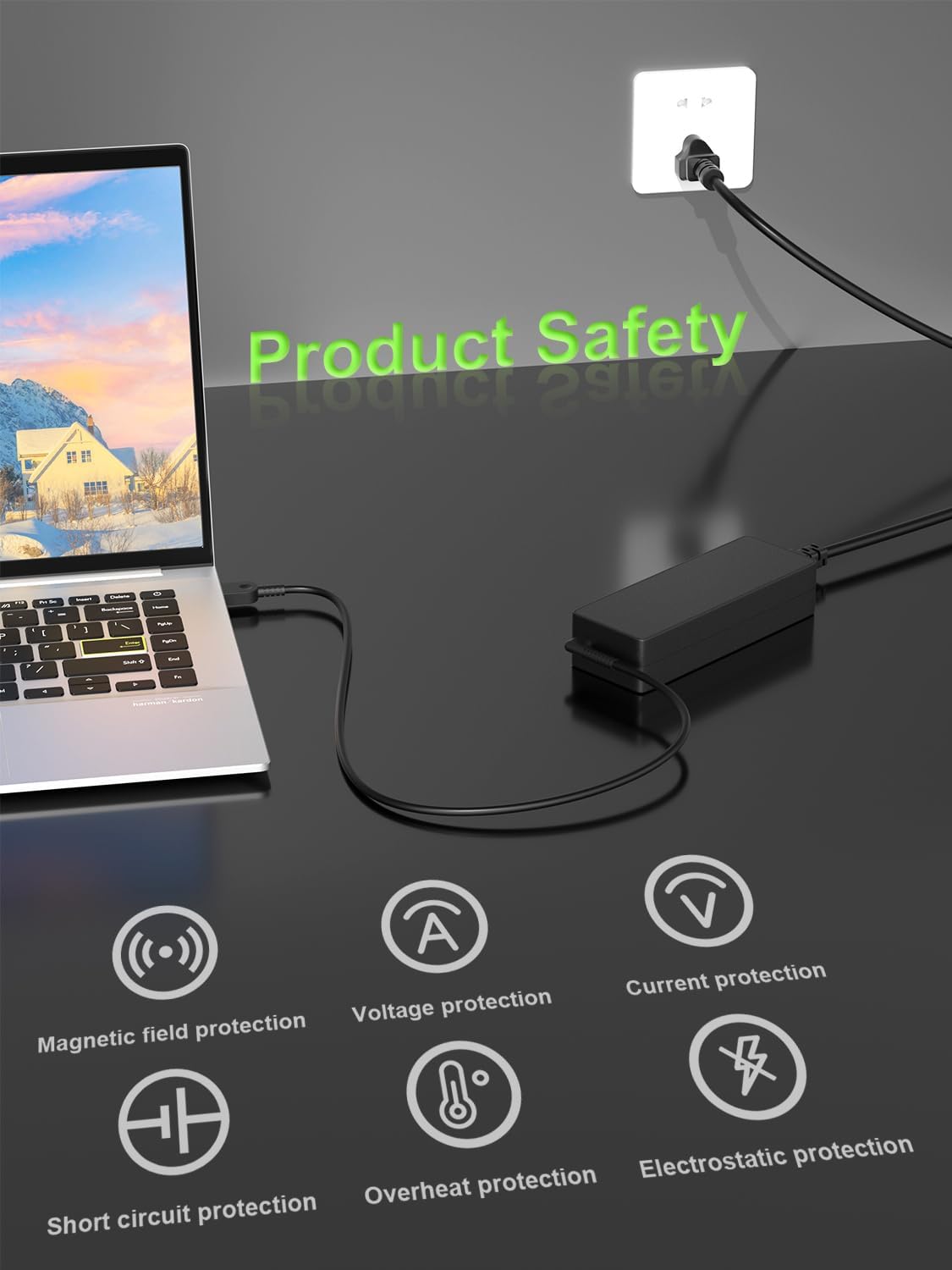 90W Charger Compatible with Lenovo ideacentre/ThinkCentre All-in-One Desktop, ThinkPad T460p T470p T540p Yoga 2 730 720 ideapad Flex 2 3 720S V110 V130 Laptop