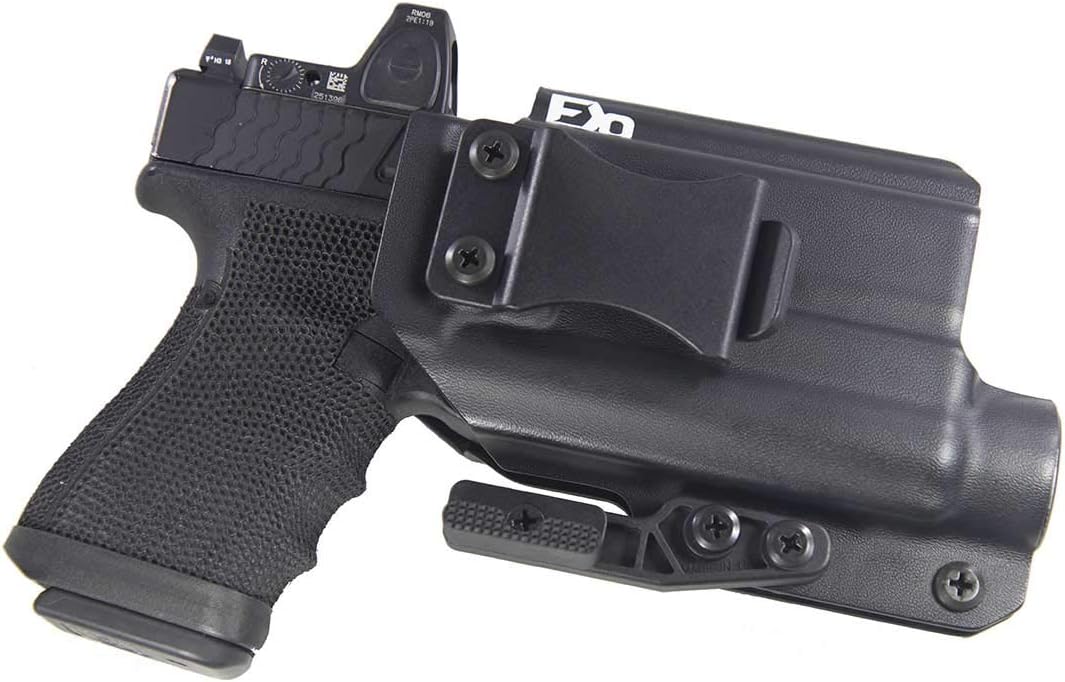 Fierce Defender IWB Kydex Holster Glock 19 23 32 Optic Cut w/TLR1 The Paladin Series -Made in USA-