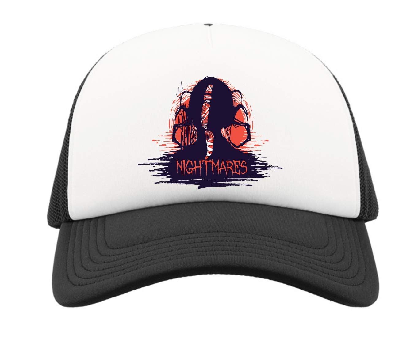 Gorra de camionero horror con panel frontal acolchado y rejilla de alta ventilación 4