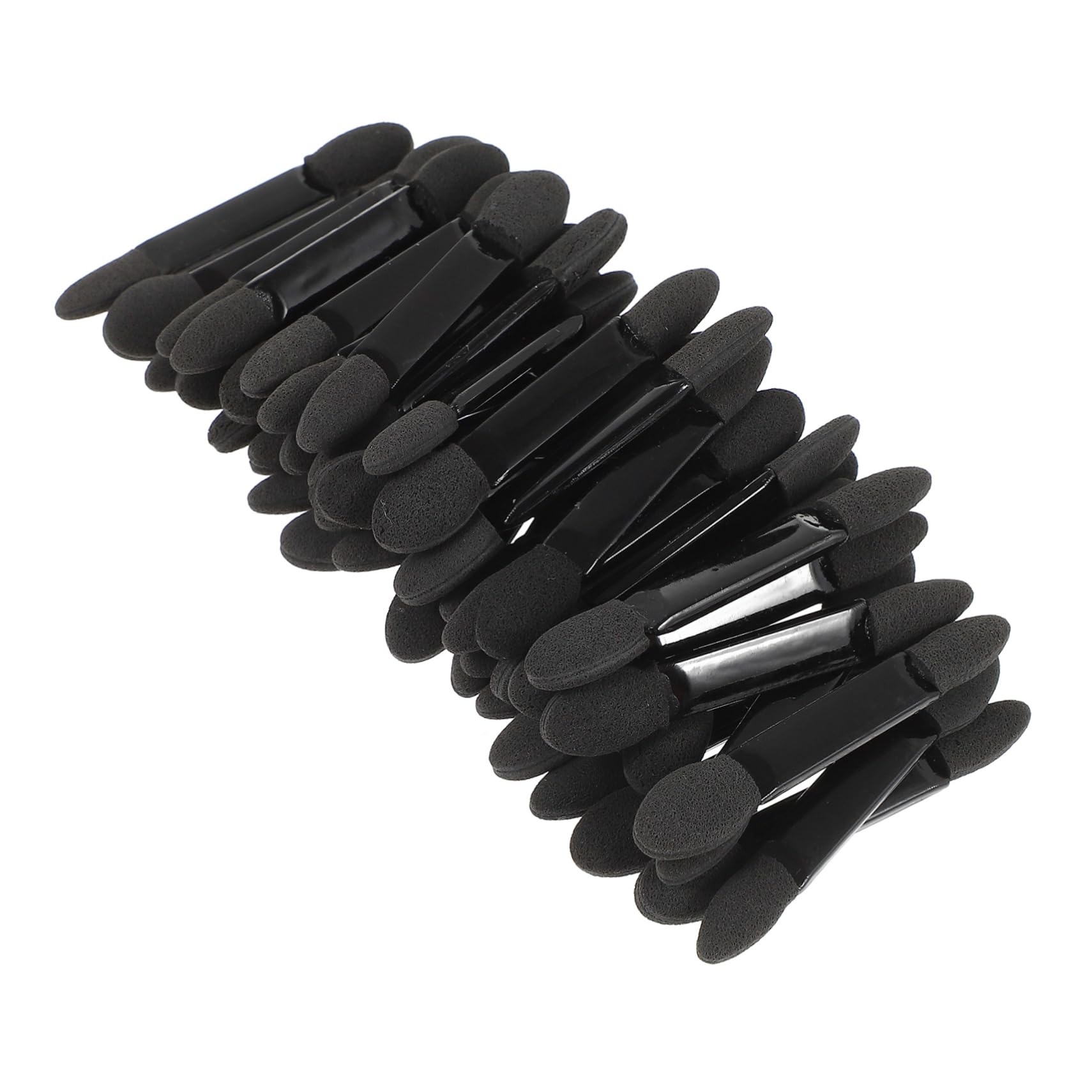 TOVINANNA 50pc Double-headed Eye Shadow Makeup Brush Set Sponge Plastic Lightweight Travel-friendly Perfect for Women