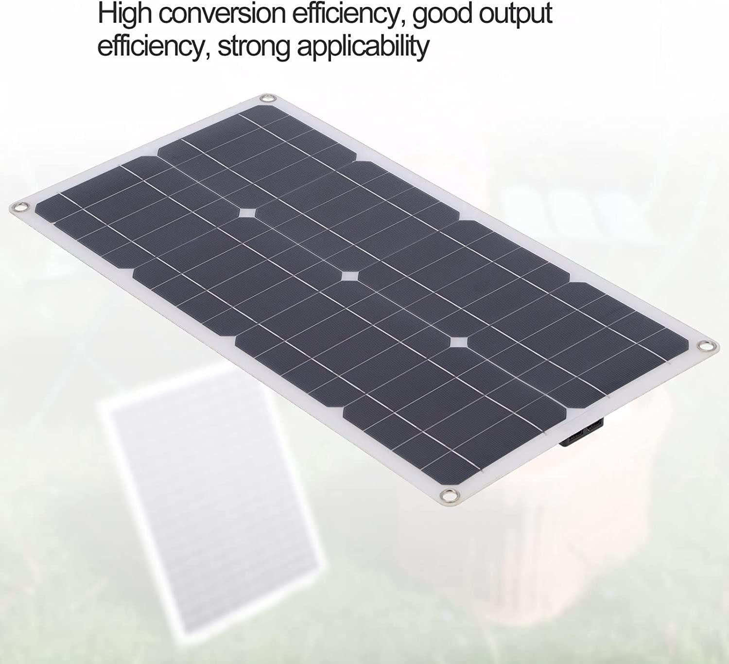 Pannello Solare 100 W Pannello Solare Monocristallino Ricarica della Batteria con Controller 30 A per Auto, Camper, Barche, Aeroplani, Satelliti 100W