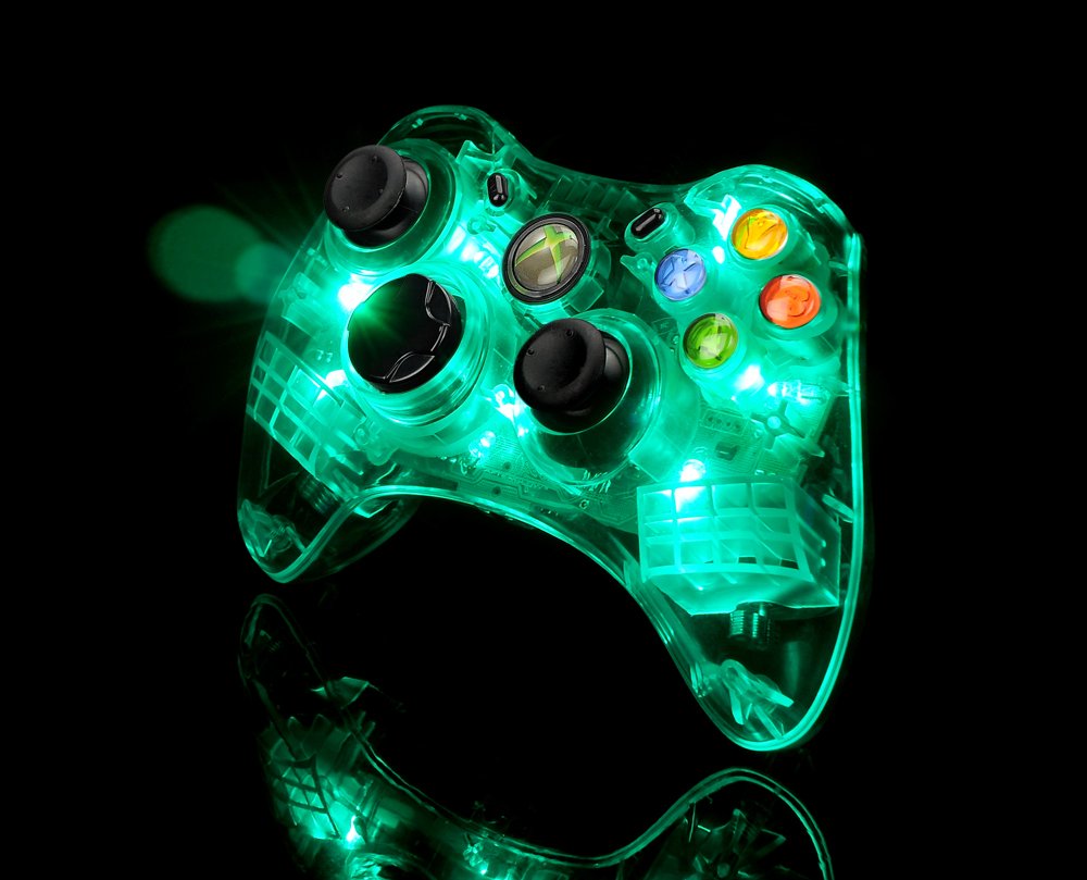 Amazon.com: Afterglow AX.1 Controller for Xbox 360 - Green : Video