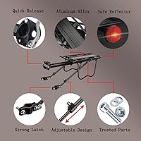 Vista 3 de Portaequipajes trasero para bicicleta para bicicleta de montaña para bicicleta de montaña