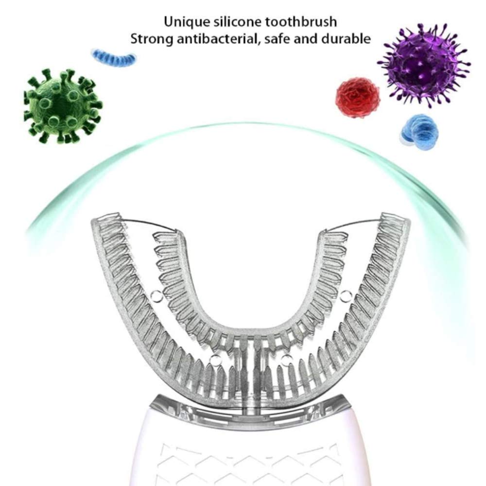 Amazon.co.jp: U型電動歯ブラシ 360°U型音波振動歯ブラシ U型美白
