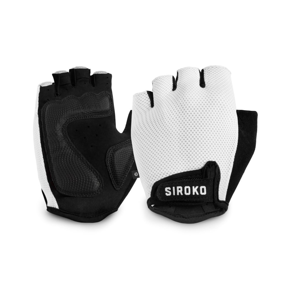 SIROKO Guantes Ciclismo Aero Hombre y Mujer Alcolchados Ligeros y Transpirables