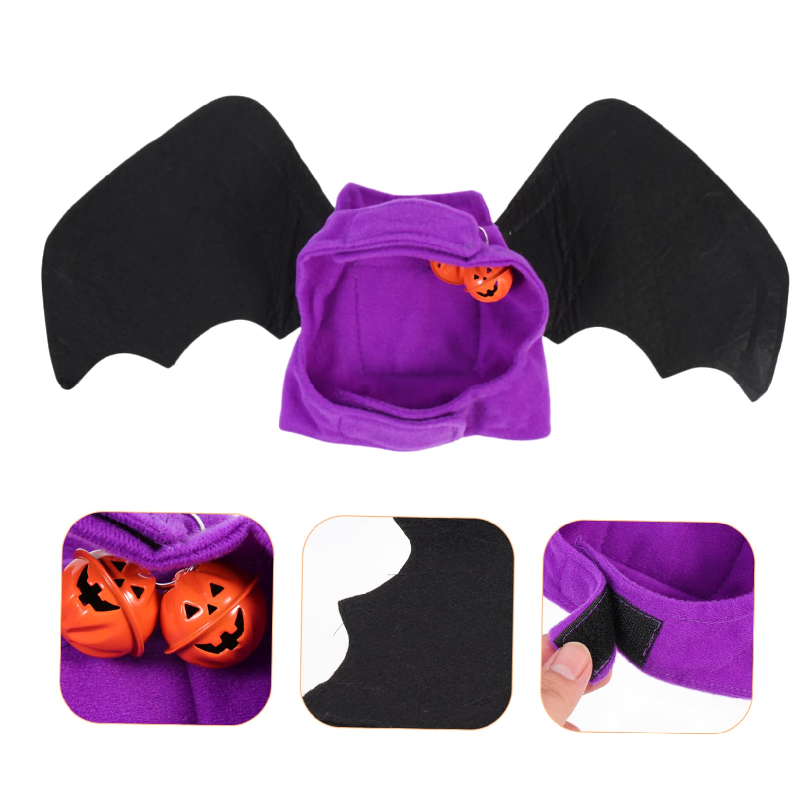 YARNOW 5 Pz Vestiti per la Pipistrello costumi halloween costume halloween costume da gatto diavolo da pipistrello per cani da compagnia arredamento da o cane