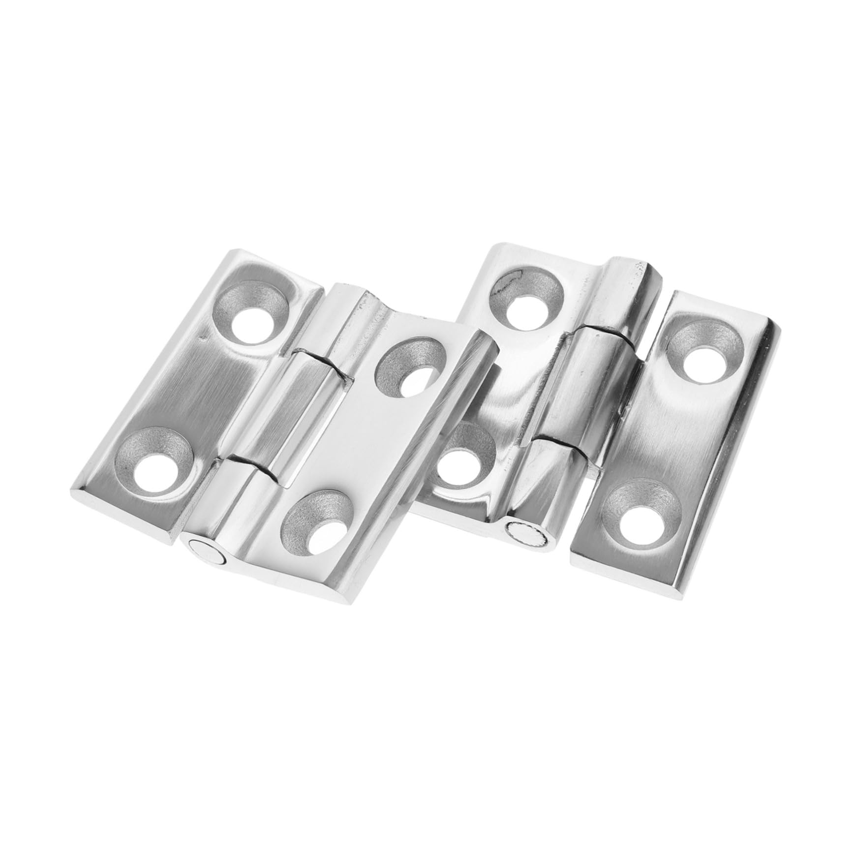 LIFKOME 2pcs Stainless Steel Marine Hinge 50x50x6mm Rv Yacht Boat Cabin Door Hatch Hinge