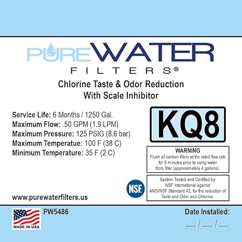 Miniatura 2 de PureWater - Cartucho de filtro de agua de repuesto para Keurig P versiones B150, K150 B155, K155 y todos K2500 K3000 B3000SE K3500 K4000 (paquete de