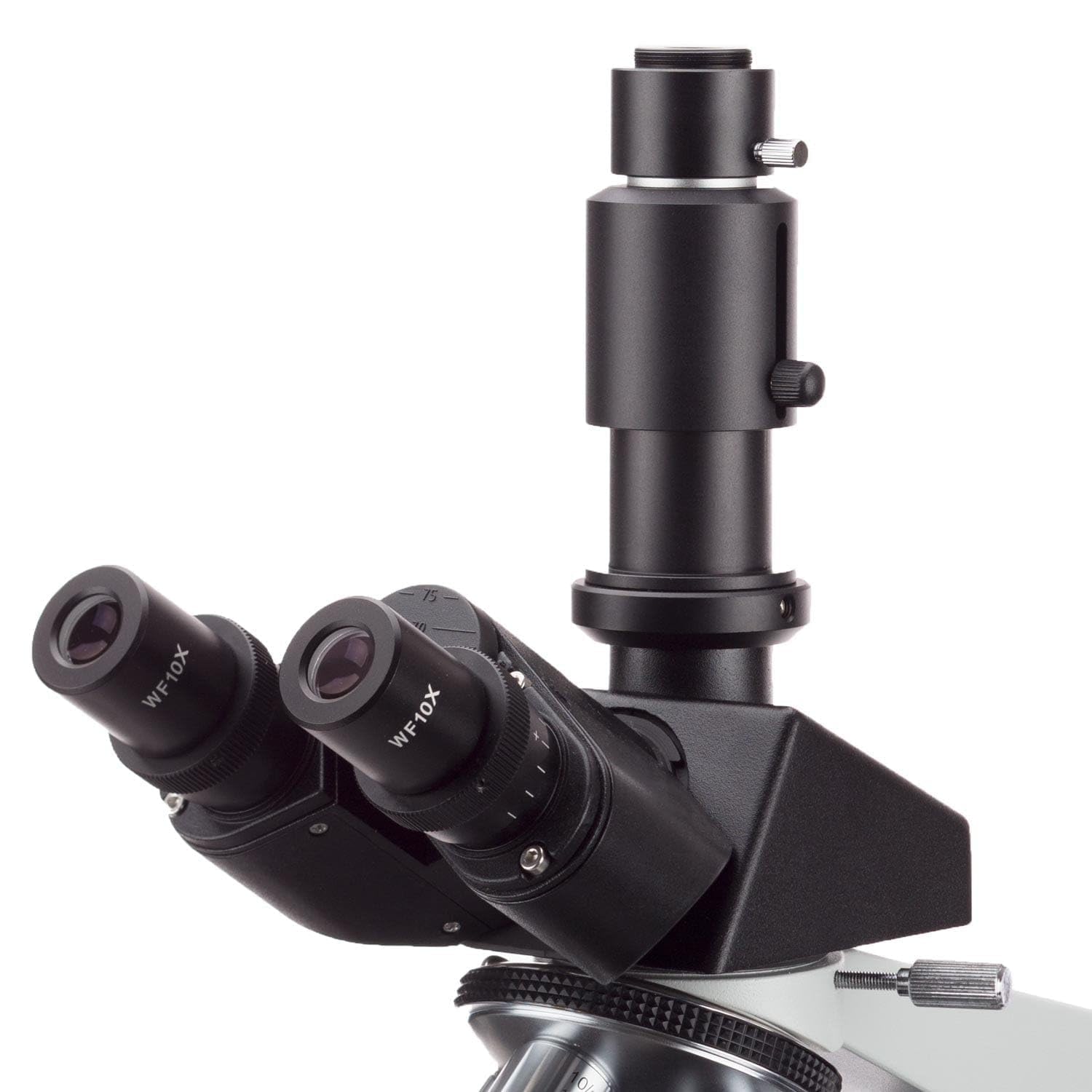 AmScope Microscopio compuesto biológico trinocular, aumento 40X-1600X