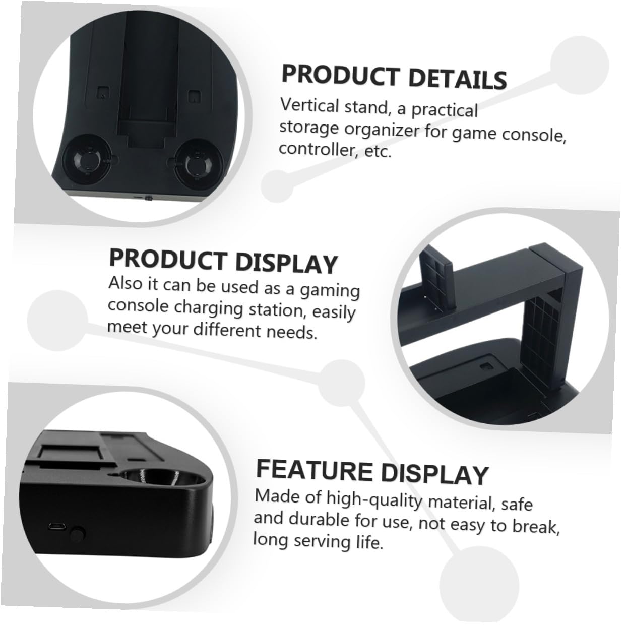 VR Ladestation und Ständer für VR Brillen und Controller Kompakter Organizer Robustes Material Platzsparend für