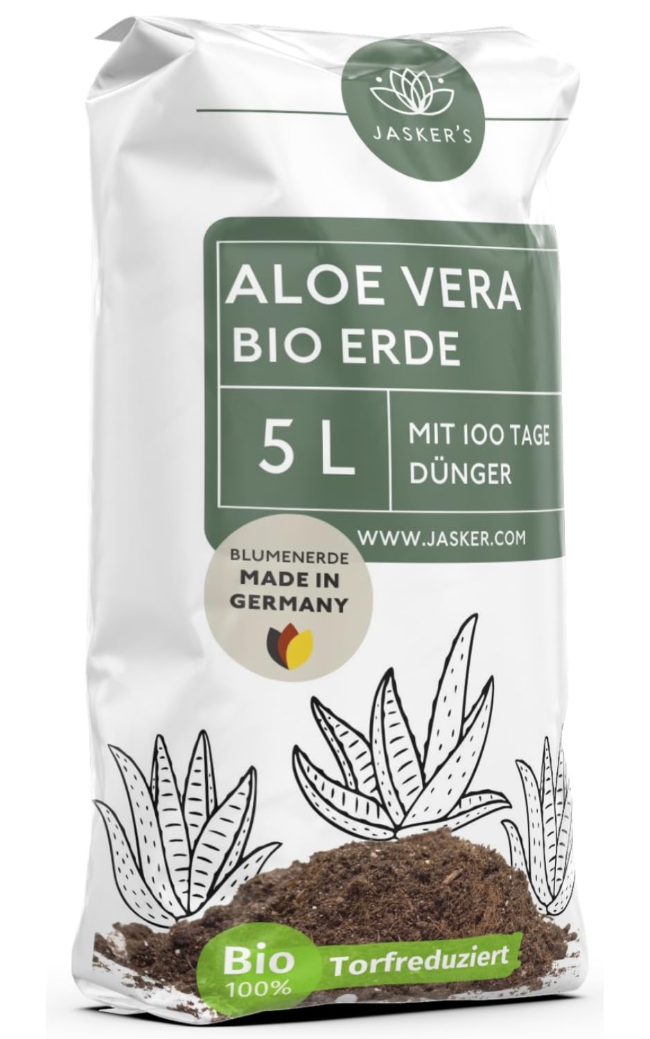 Aloe Vera Erde Mit Dnger 5 L | Luftig Lockere Spezialerde Fr Aloe-Vera  Pflanzen | Premium Blumenerde Mit Wurzelaktivator | Perfekt Als Pflanzerde  & Zum Umtopfen : Amazon.de: Garten