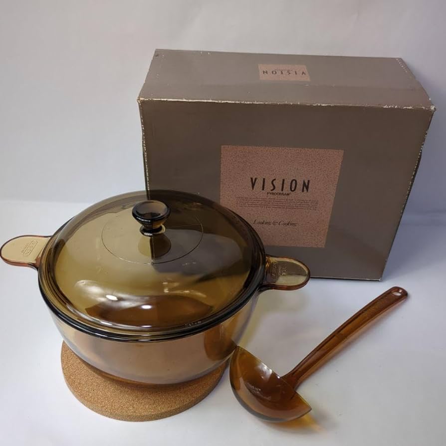 爆売り！ パイロセラム ビジョン VISION Amazon.co.jp: 両手鍋 耐熱 2.5L 調理器具