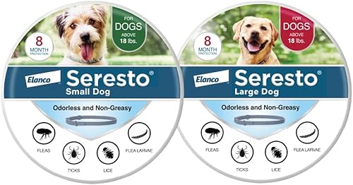 Miniatura 8 de Seresto Perro grande para perros de más de 18 libras y collares de prevención y tratamiento de pulgas y garrapatas recomendados por veterinarios