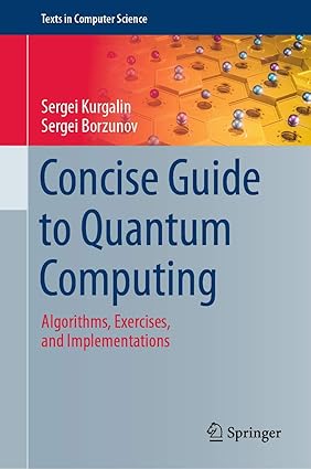 Concise Guide to Quantum Computing: Algorithms,Exercises,and Implementations-finelybook