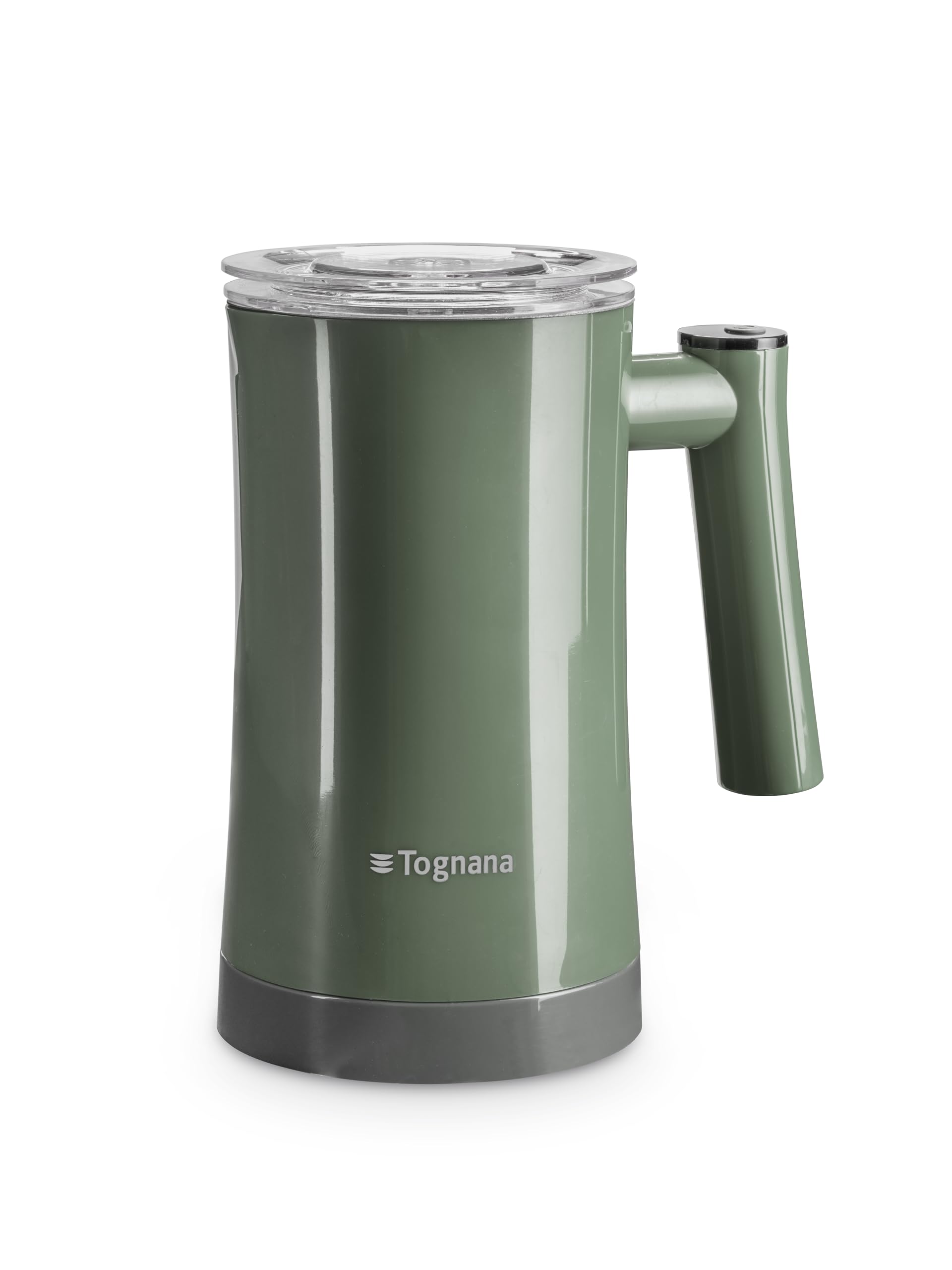 Tognana Iridea, montalatte elettrico per cappuccino caldo e freddo, latte caldo e bevanda al cioccolato, plastica termoisolante, verde salvia