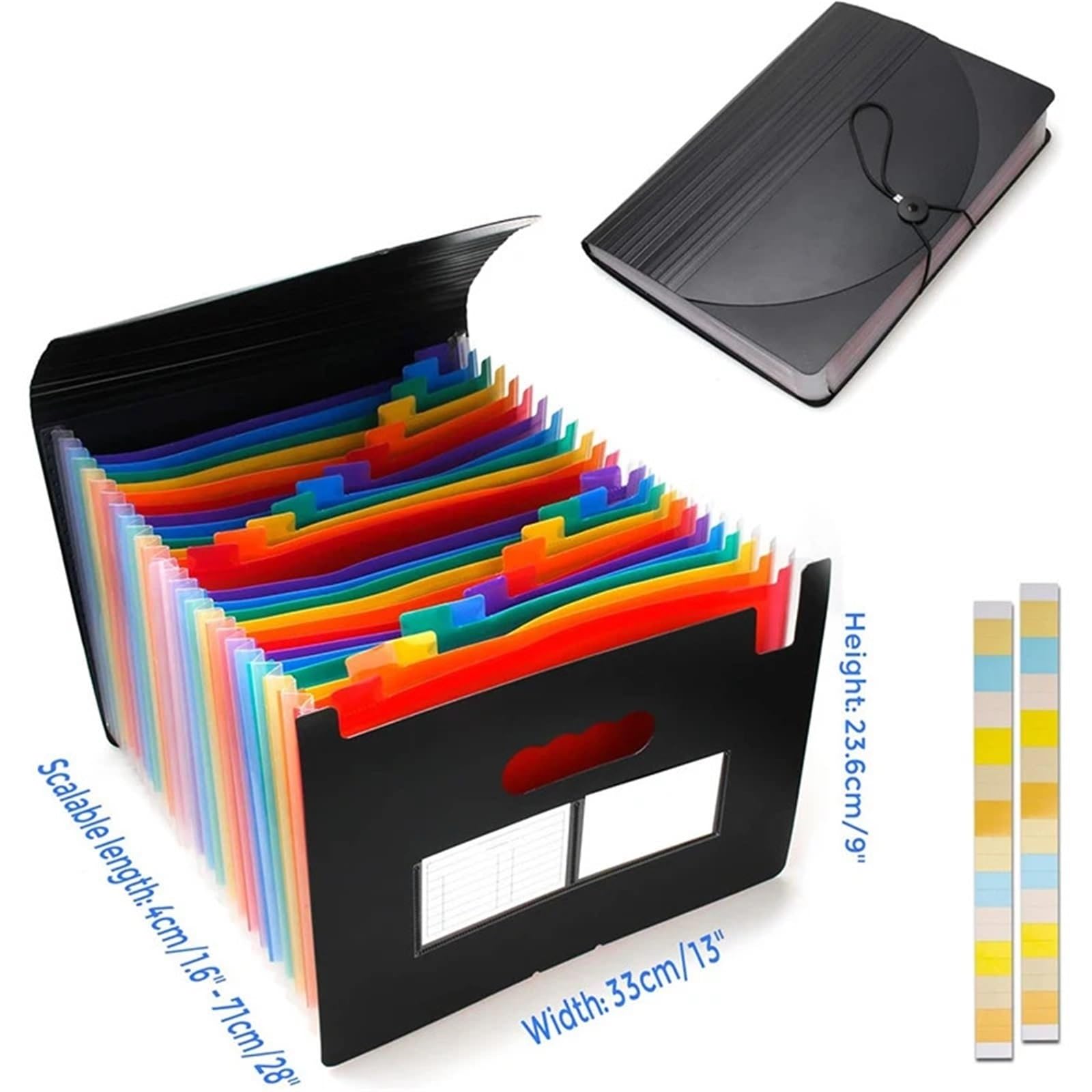Cartella di file espandibile Porta documenti Archiviazione da scrivania Fisarmonica per File