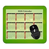 YENDOSTEEN 2026年カレンダー ゲーミングマウスパッド, グレアサークルの背景光 ゲーミングマウスパッド Type-42