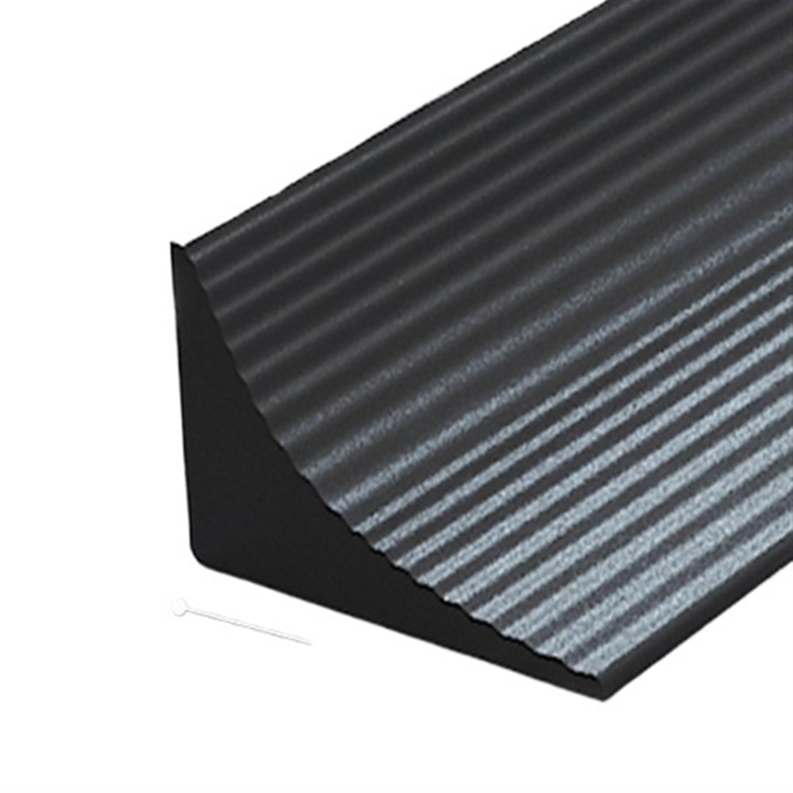 HUDFVIOI Wet Room Floor Barrier Kitchen Countertop silicone water barrier Bathroom Stopper Bendable retaining strip Dry And Wet Separation Flood barriers for Bathroom(Black,300cm)