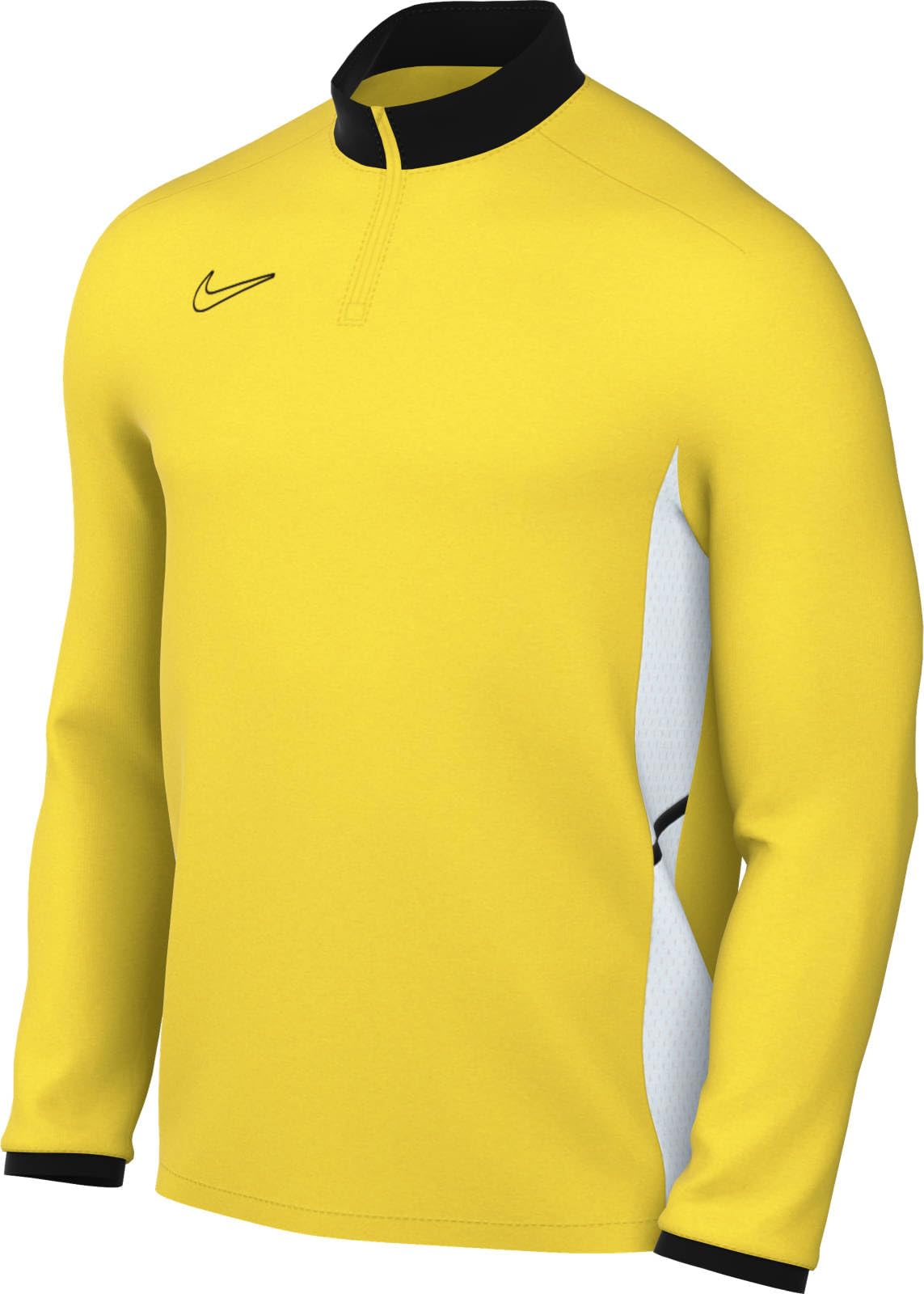NIKE FZ9767-719 M NK DF ACD25 DRIL TOP Sweatshirt Men's TOUR YELLOW/BLACK/WHITE/BLACK Size M