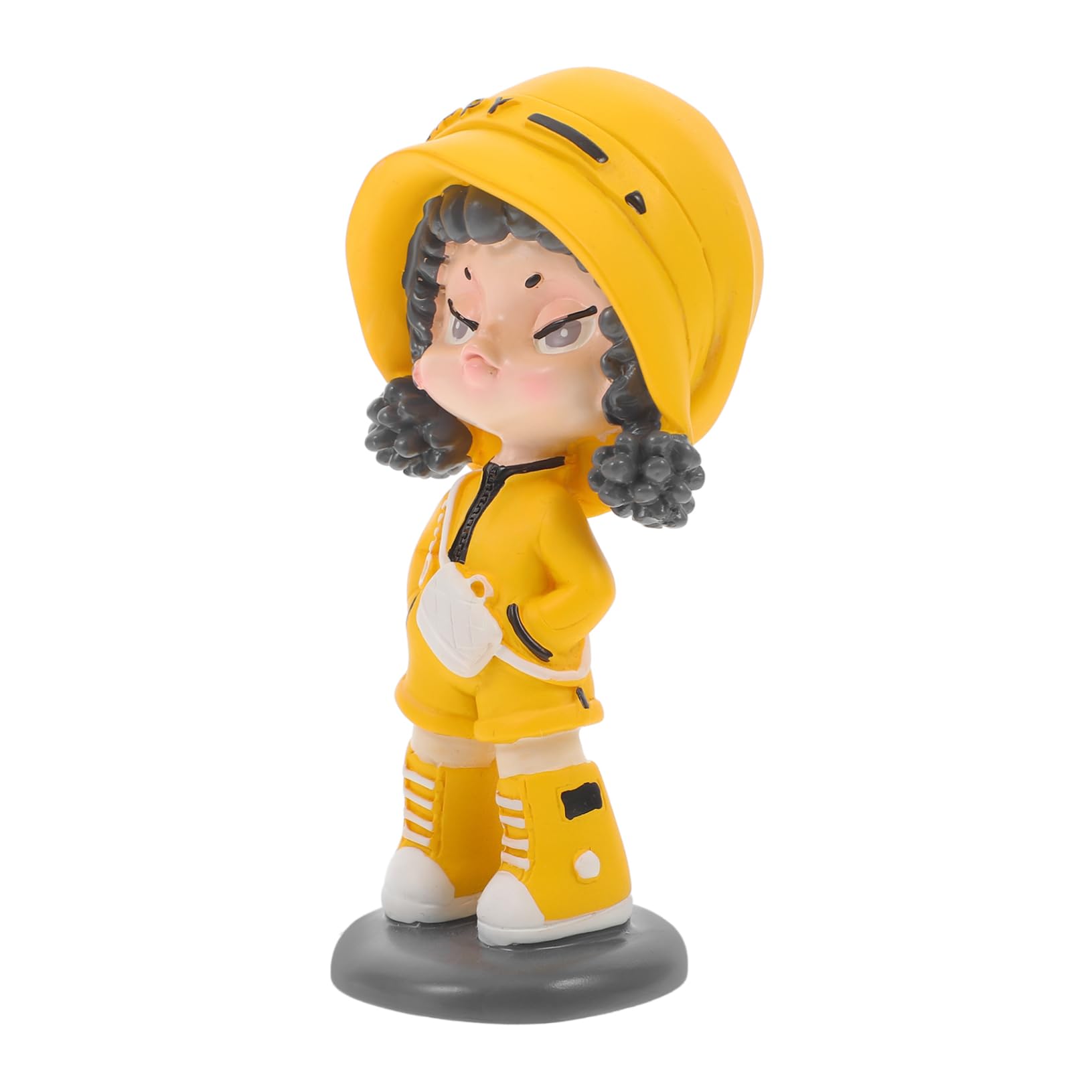 TOYANDONA 5pezzi Decorazione Per Auto Con Figurina Di Ragazza Cartone Statua Per Cruscotto Accessorio Carino Per Interni Auto e Ufficio Idea Per Feste e Compleanni