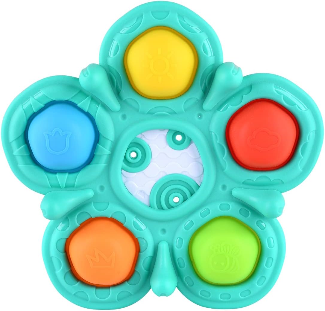 Pop me Sensory Ring Toys Educational & Learning Pop Stress Safe & Durable Toys Relaxing for 6 Months and up