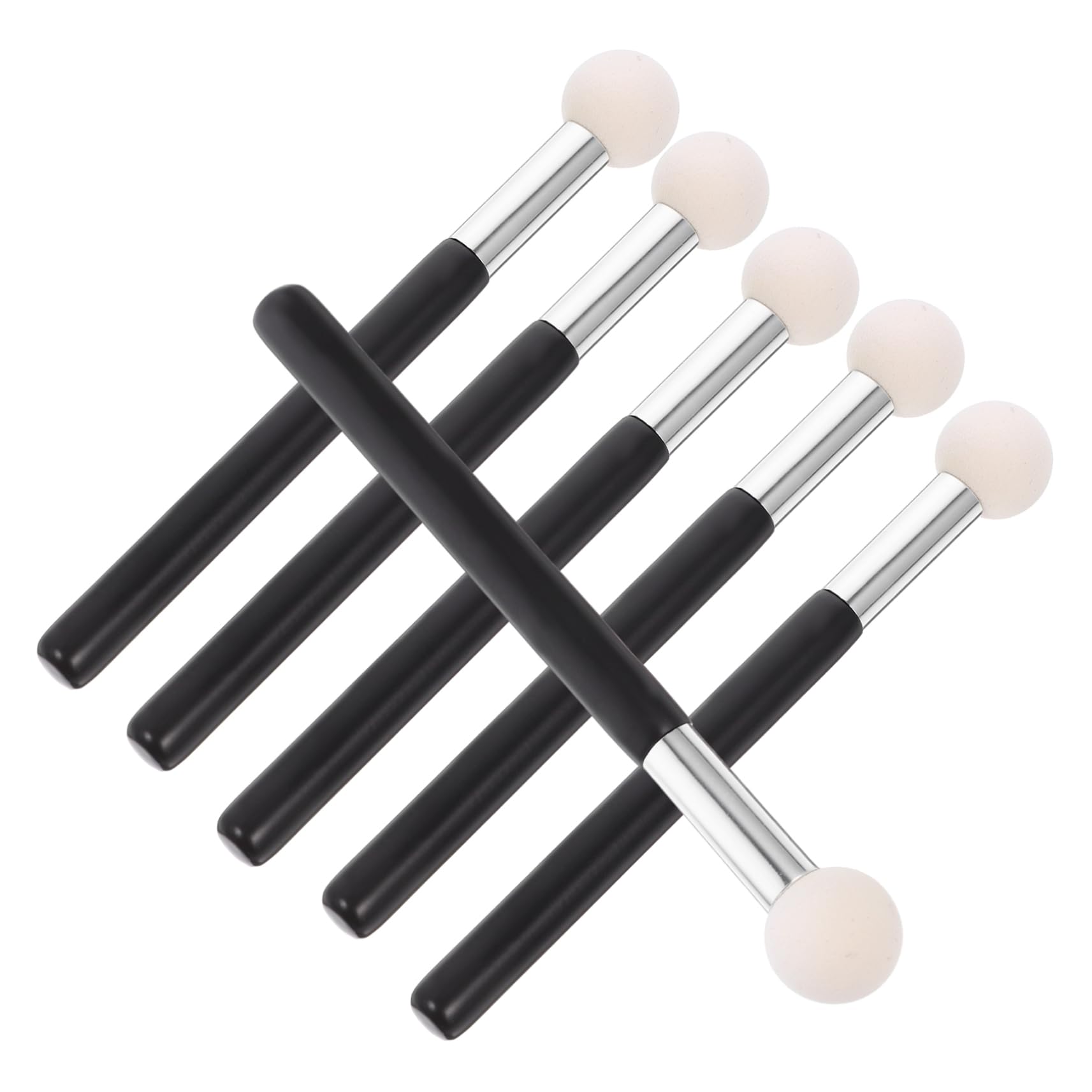 IWOWHERO 6pc Concealer Brush Set Makeup Brush Foundation Applicator Contour and Sponge for Cosmetics Perfect for Home or Store Use