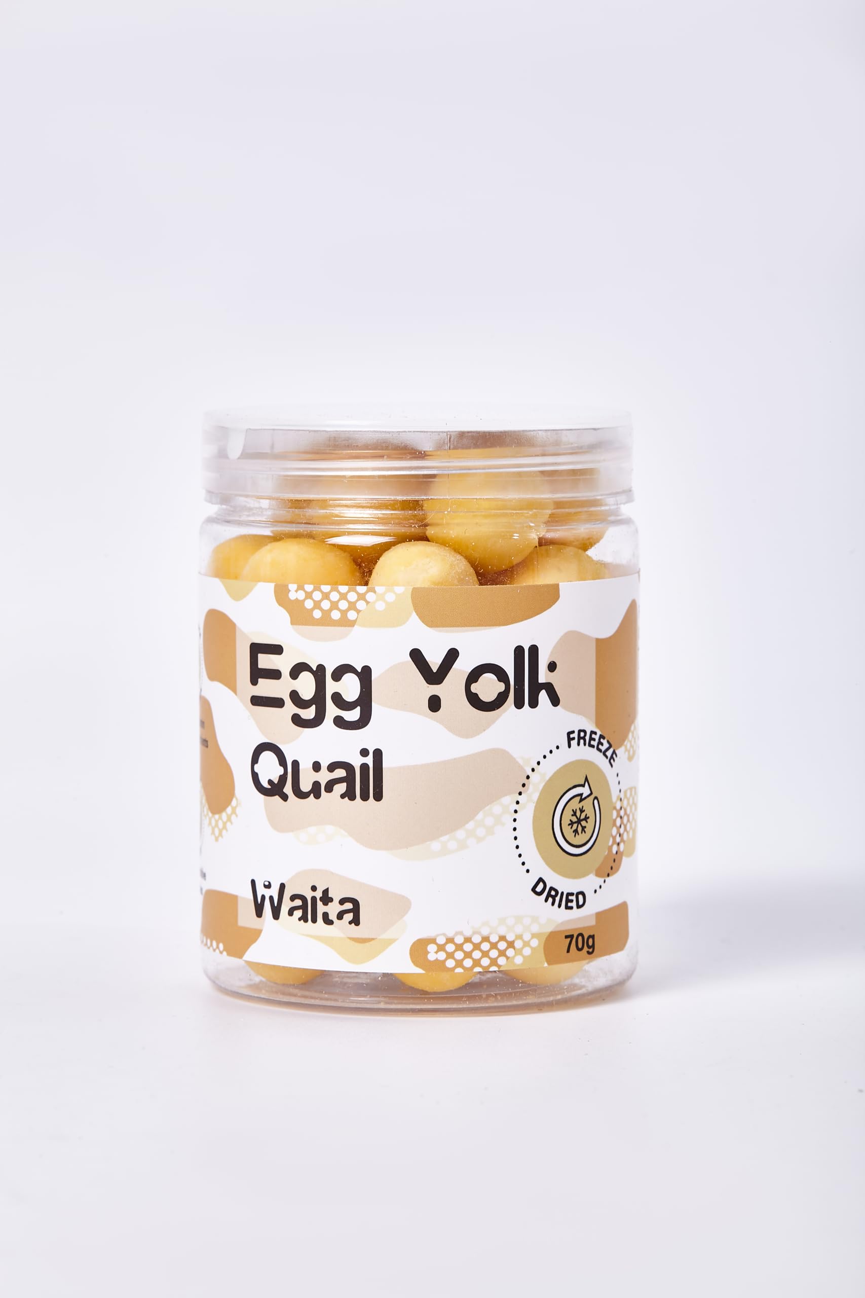 Waita Freeze Dried Quail Egg Yolks Dog Treats & Cat Treats 70g | 100% Quail Egg Yolks | Natural High Protein Treats | Grain Free | Single Ingredient Snack — image 1