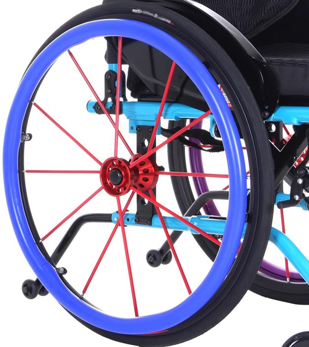 Funda para llanta de silla de ruedas, agarre antideslizante de silicona ecológica con textura antideslizante y ajuste universal, funda protectora duradera para rueda trasera de silla de ruedas,