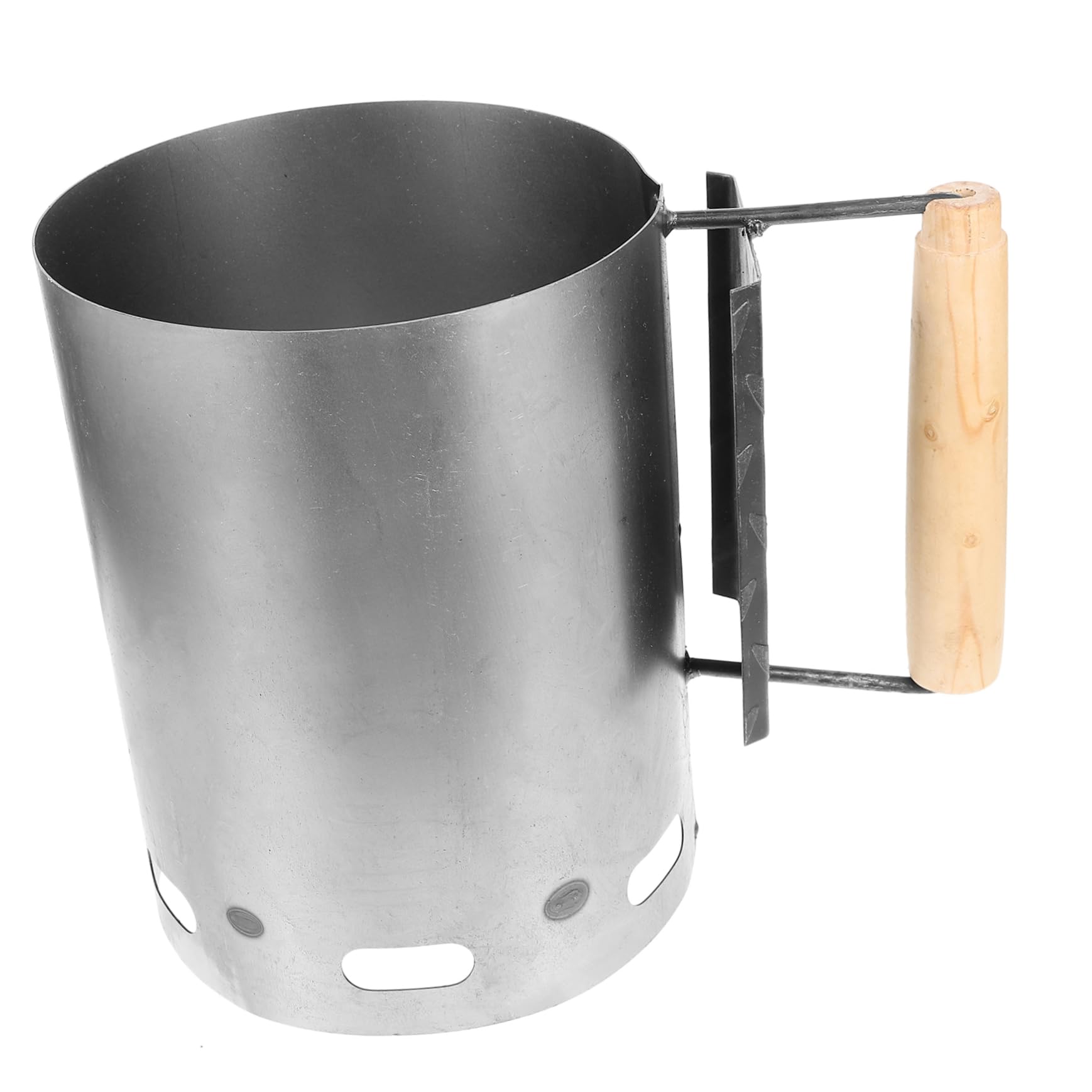 BESTonZON Accenditore per Carbonella da Barbecue con Legno Portatile per Accensione Carbonella per Grigliate Resistente al Circolazione Ottimale Aria
