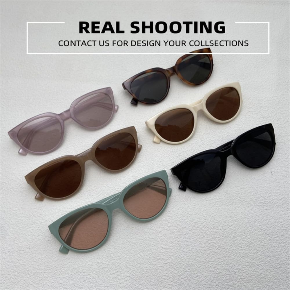 Occhiali da sole vintage a occhi di gatto per donna, occhiali da vista retrò alla moda con protezione UV, stile retrò hi