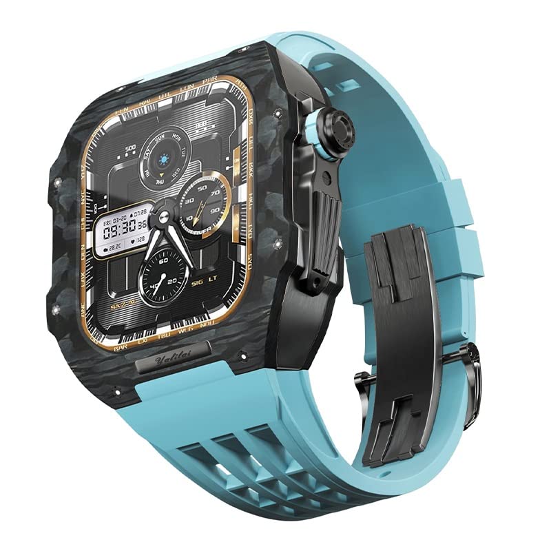 Kit de modification en fibre de carbone pour boîtier Apple Watch 44mm