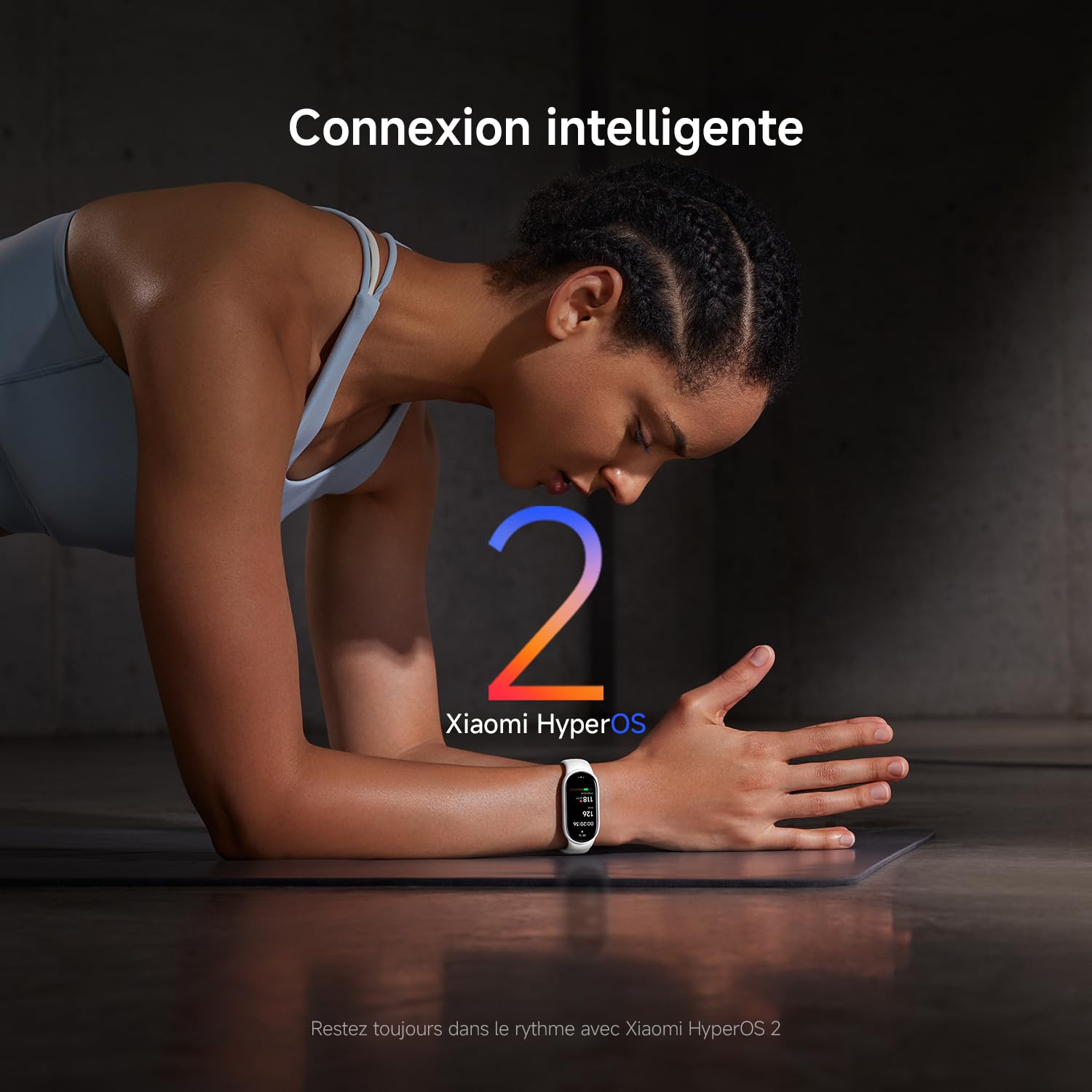 XIAOMI Smart Band 10, Bracelet Connecté, Autonomie 21 Jours, Blanc | Charge rapide, suivi sommeil et santé, 150+ sports, iOS et Android, 5 ATM, garantie 2 ans, cadres multimatériaux