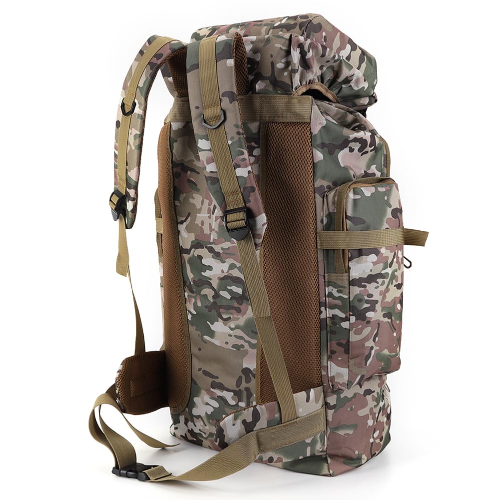Mochila de montañismo lista para aventuras de 80 L - Oxford 600D, bolsa de varios colores, para entusiastas del aire libre