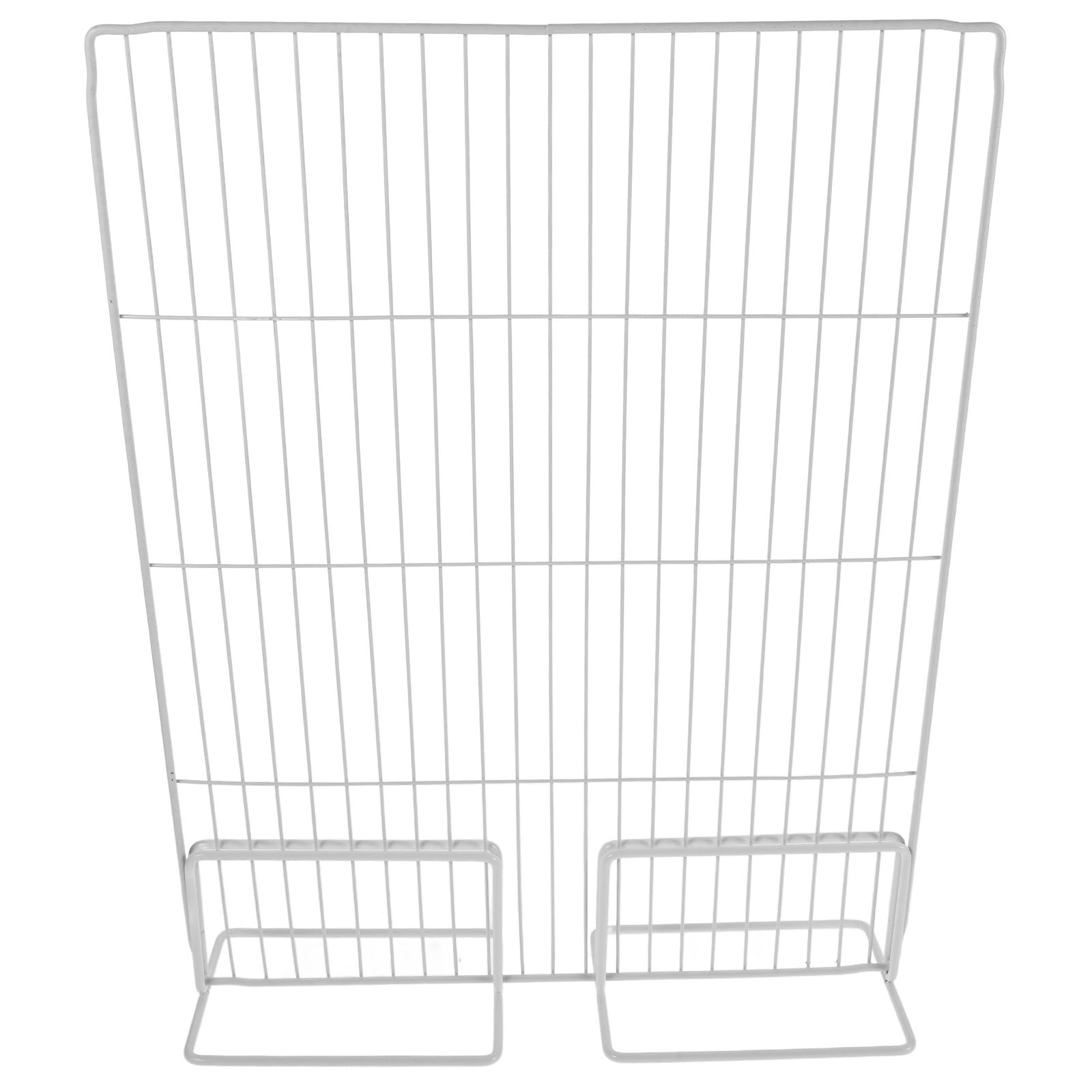 Separador de Congelador de Malla de Hierro Blanco, Rectangular, 1 Pieza