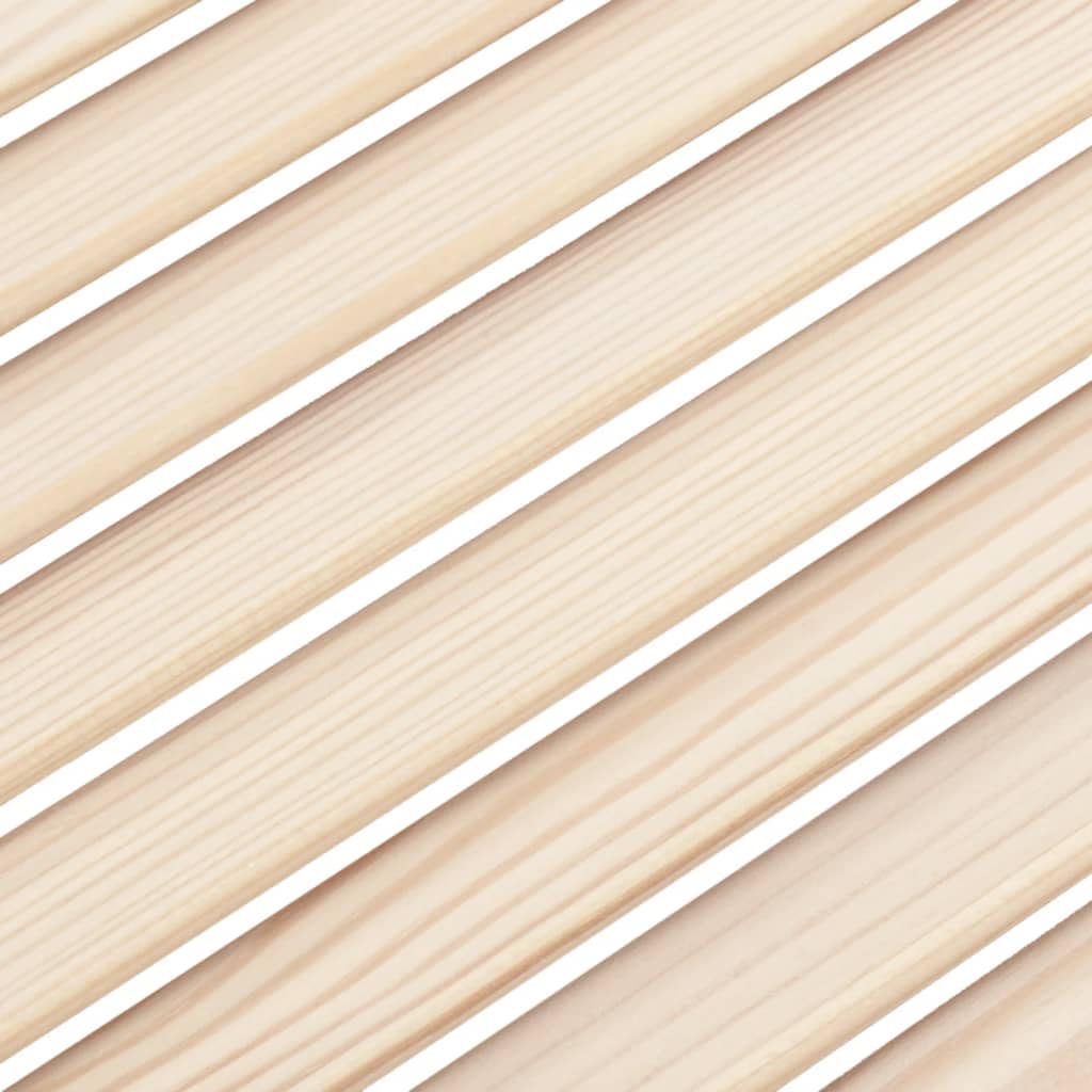 vidaXL Ante a Lamelle 2 pz in Legno Massello di Pino 61,5x49,4 cm