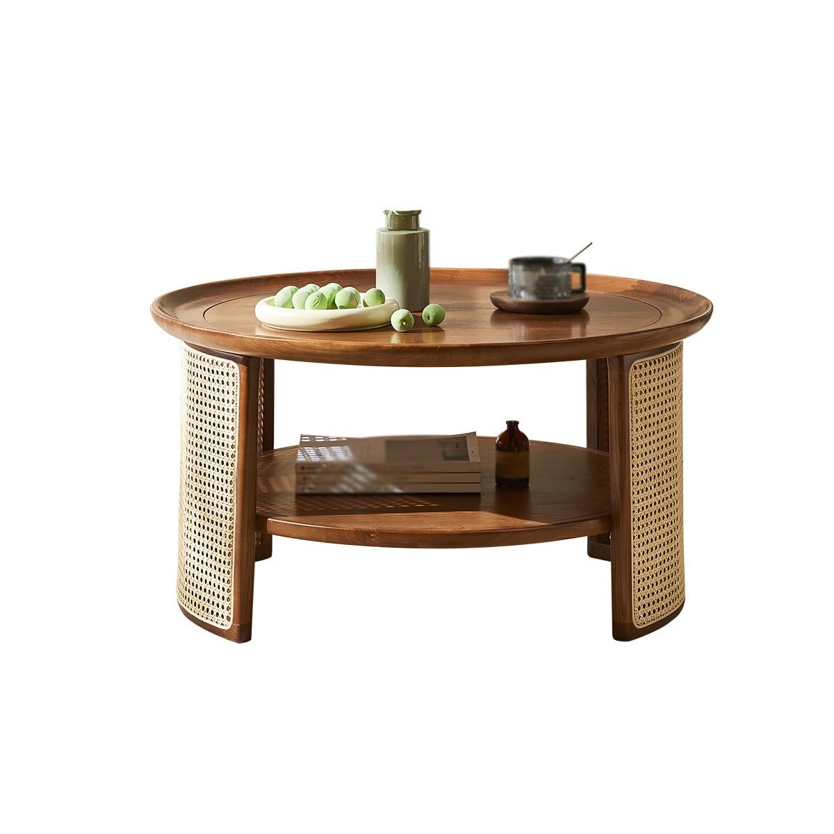 センターテーブル・ローテーブル Old Rattan Coffee Table Amazon.com: SENBAILU Coffee Tables Chinese Wooden Coffee