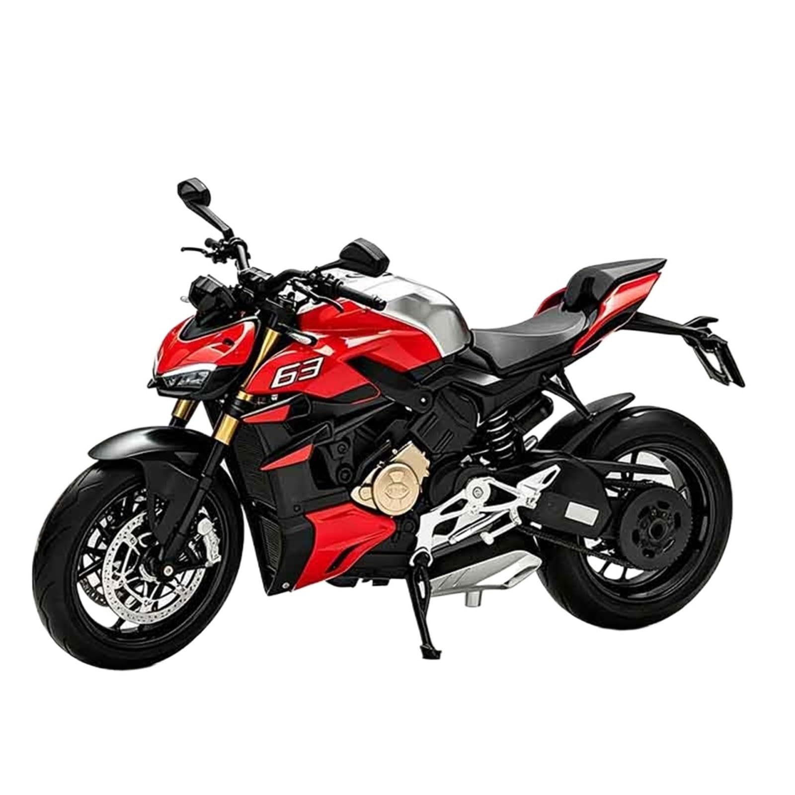 UTJUYFCGF for Ducati Streetfighter V4S Alloy Die Cast Motorcycle Model 1:12