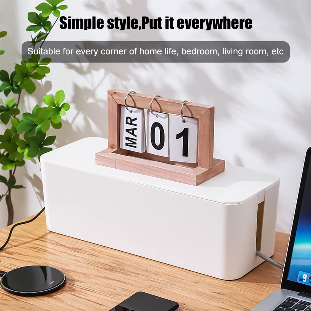 Praktische Kabelbox für Zuhause, Schlafsaal, Büro, Kabelschutz für Hülle, Anti-Verdrehung, Stromkabel, Aufbewahrung, Organizer