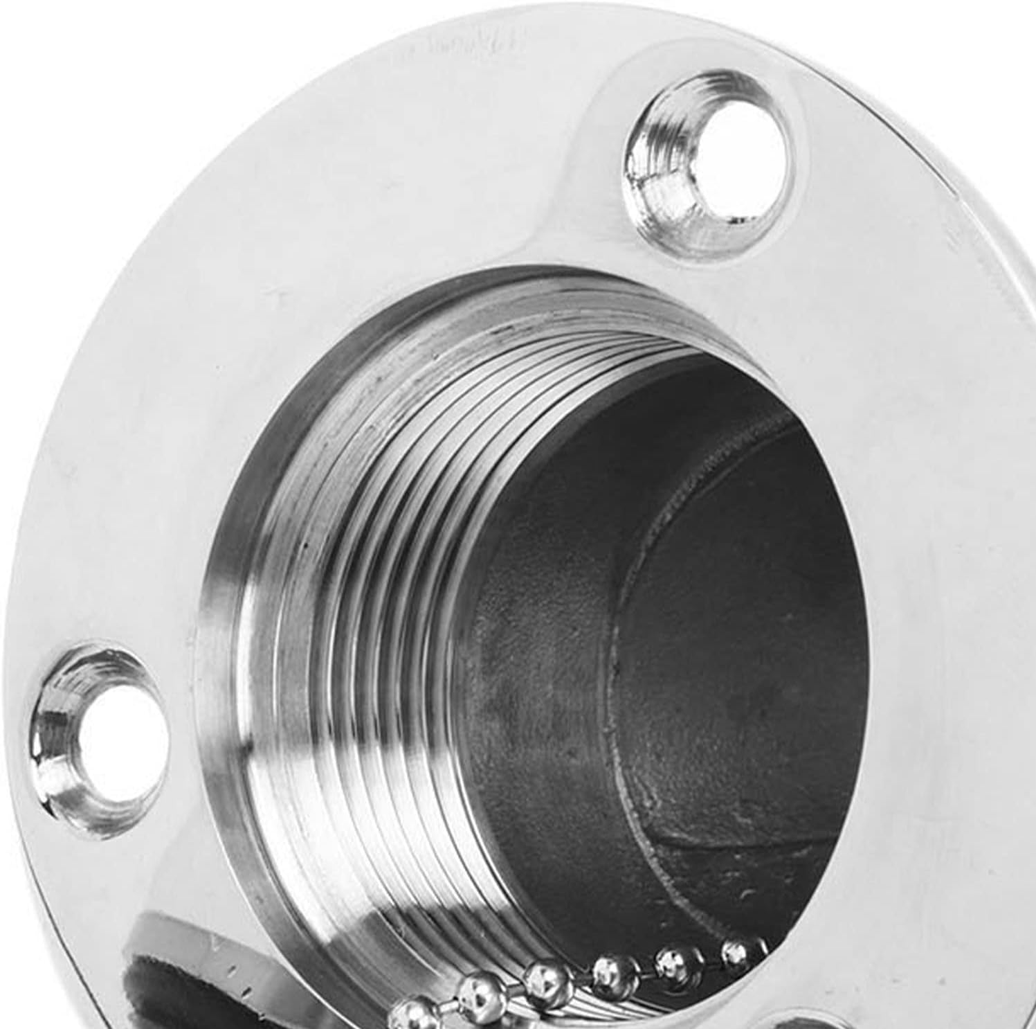 Fabater Boat Deck Filler, Gas Diesel Waste Water Fuel Boat Deck Fill Filler with Key Cap, 1.5inch 38mm Angled Neck Marine 316 Stainless Steel Hardware for Boat Yacht Caravan