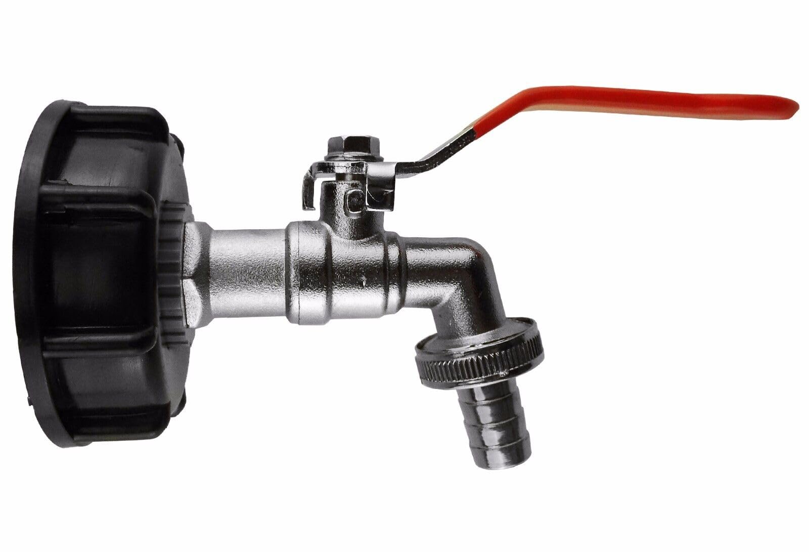 IBC S60x6 Water Tank Outlet Connection/Adaptor + a Range of tap Fittings (Lever tap (Barbed))