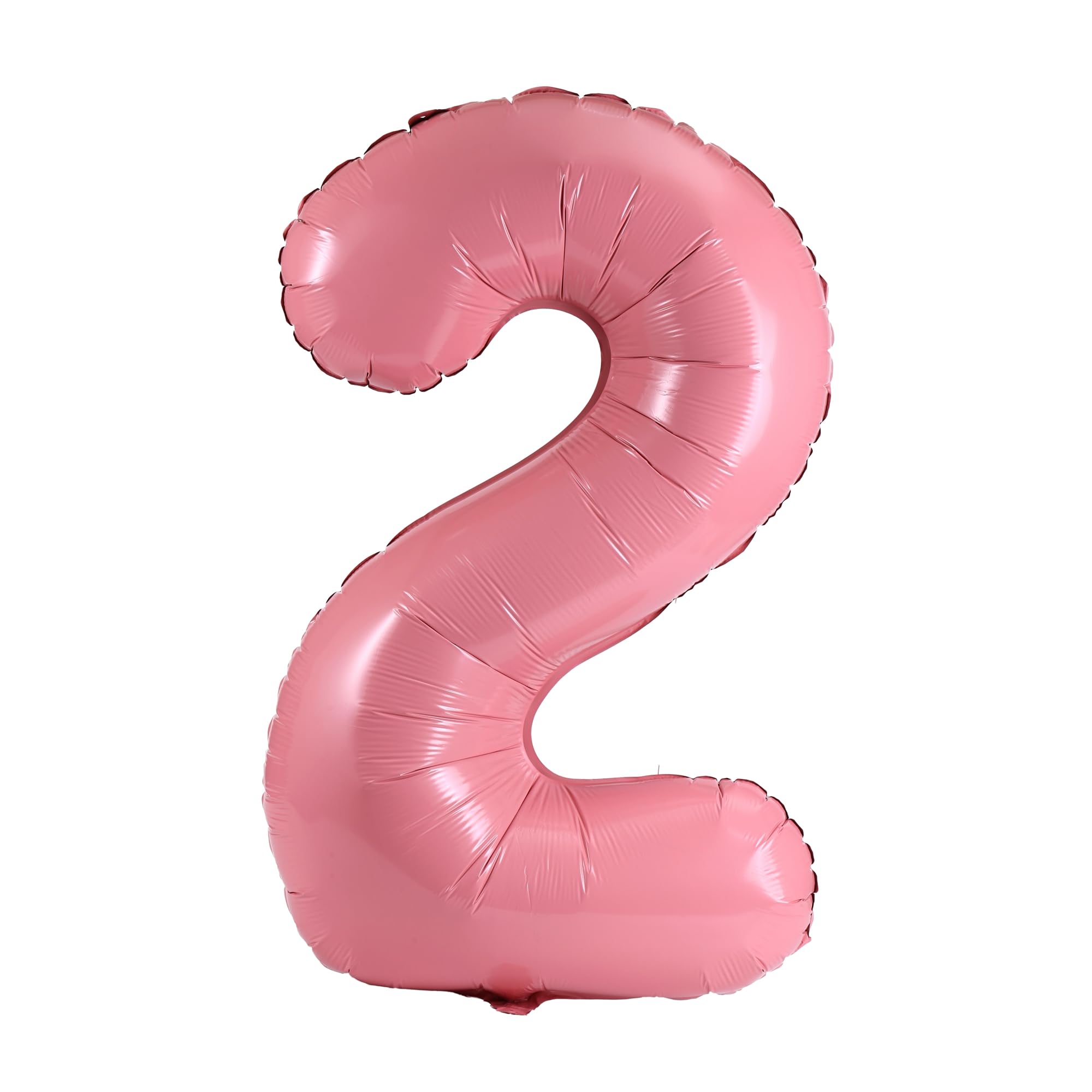 YPSelected 32 Inch Large Foil Helium Number Balloon Birthday Wedding Party 0-9 (Baby Pink, 2)