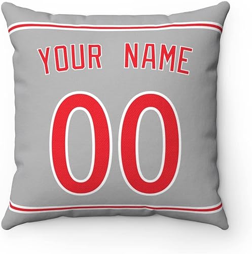 Miniatura 5 de 2 paquetes de almohadas personalizadas con cualquier nombre y número para hombres, mujeres y niños