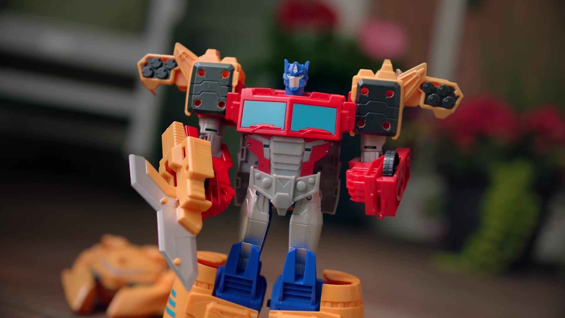 Transformers Spielzeuge Cyberverse Spark Armor Ark Power Optimus Prime, 30 cm. große Actionfigur, ab 6 Jahren – Bild 8
