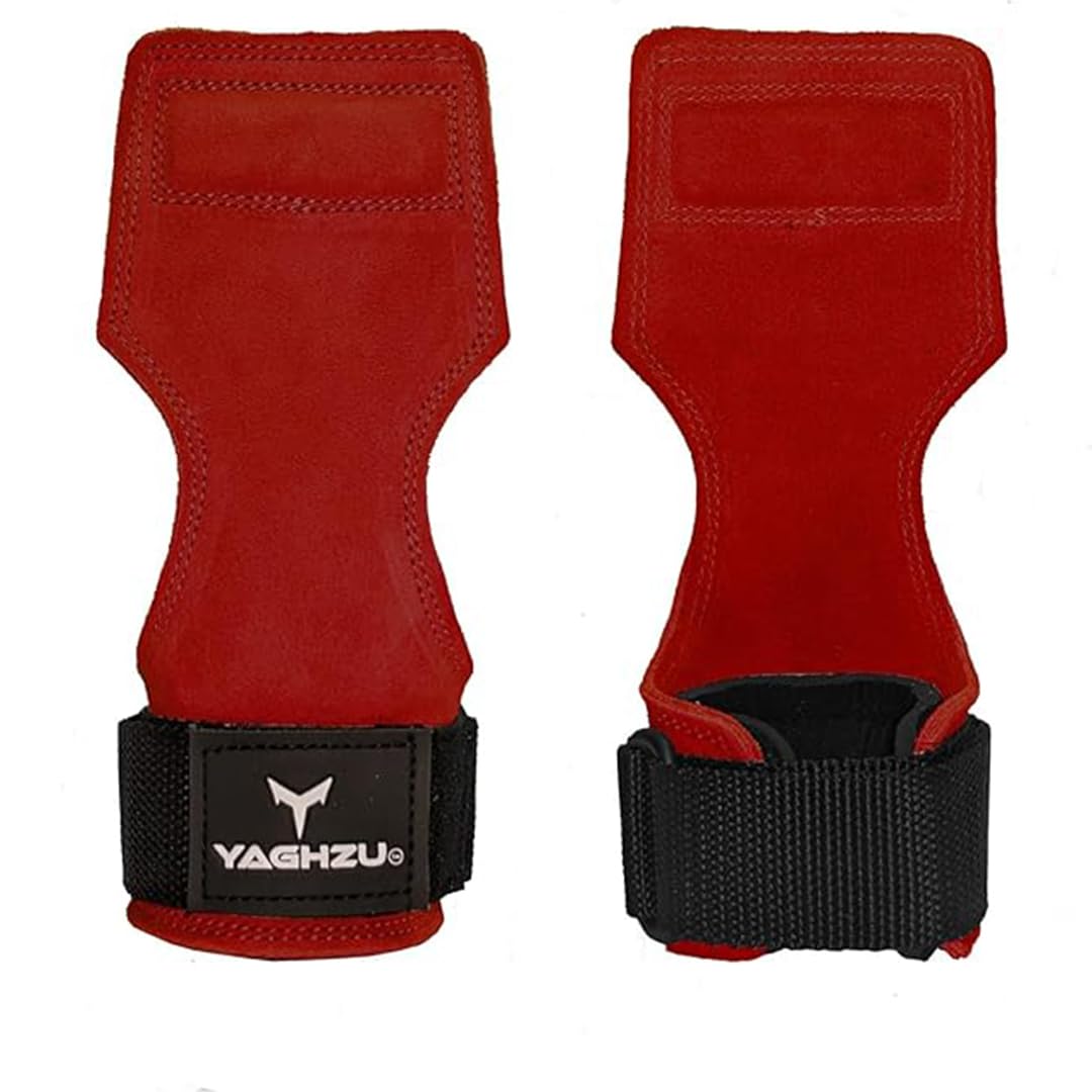 Gewichthebergriffe mit Handgelenkschlaufen, rutschfeste Hebebänder für Gewichtheben, Kreuzheben, Powerlifting und Klimmzüge, gepolsterte Gewichtheberhandschuhe mit Kreuzheberriemen für Damen