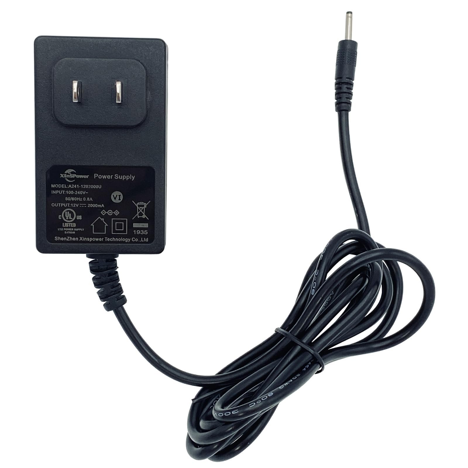 Amazon.com: 24W AC Adapter A241-1202000U 12V 2A Power Supply 2.5x0